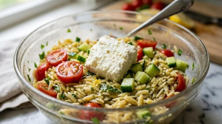 summer orzo salad