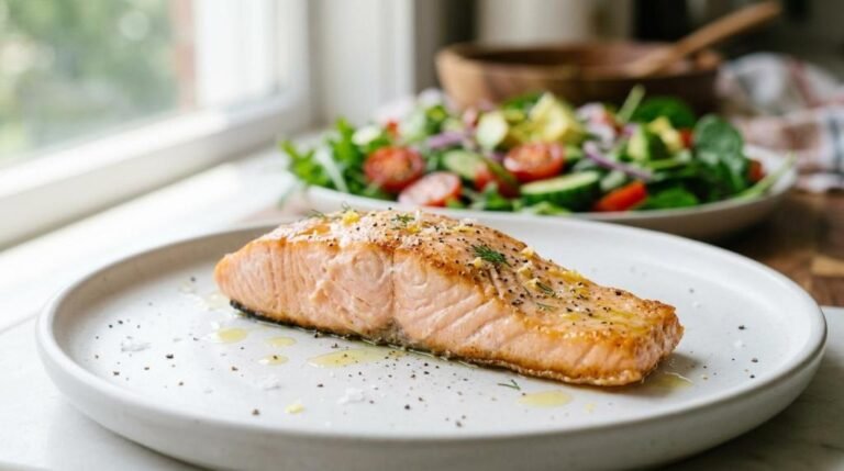 summer salmon salad