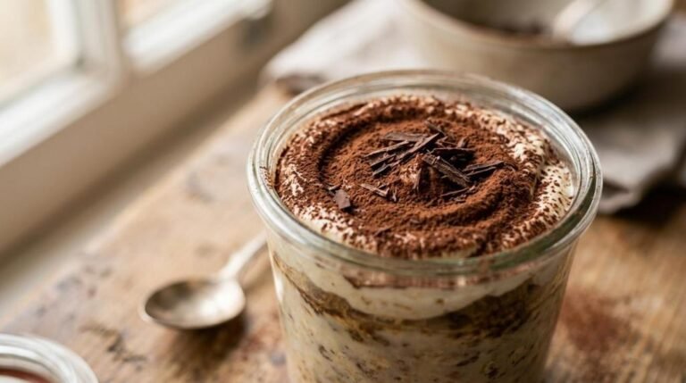 tiramisu overnight oats