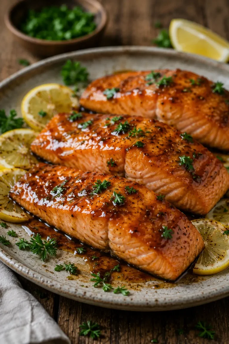 Maple Glazed Salmon 1
