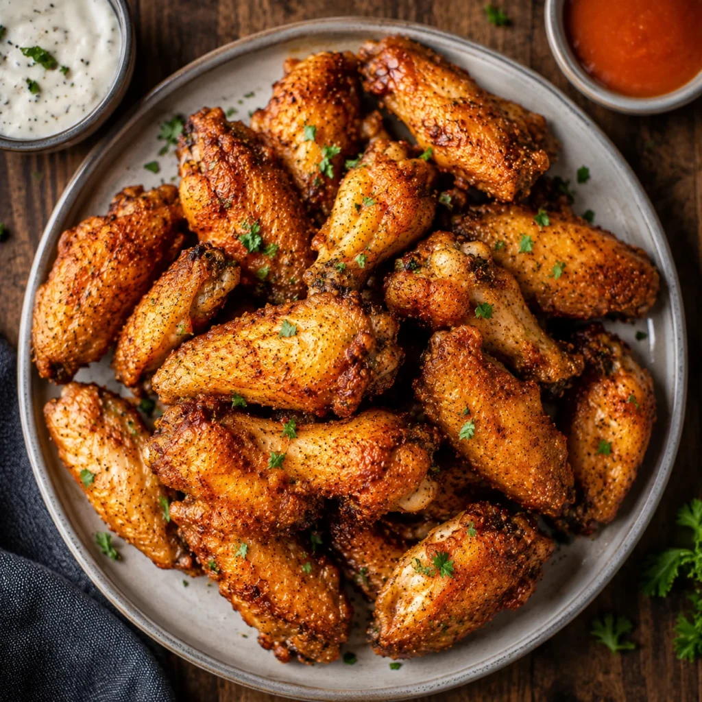 crispy keto chicken wings air fryer