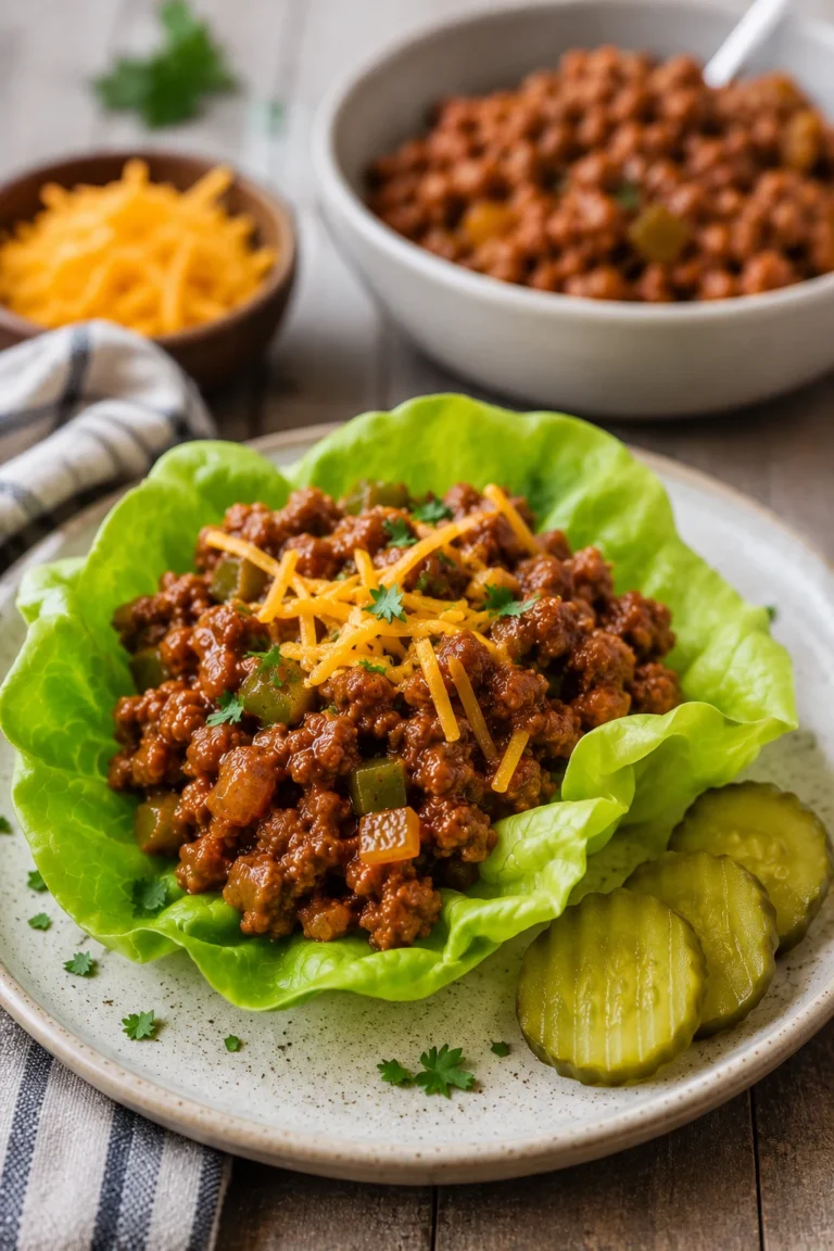 easy low carb sloppy joes
