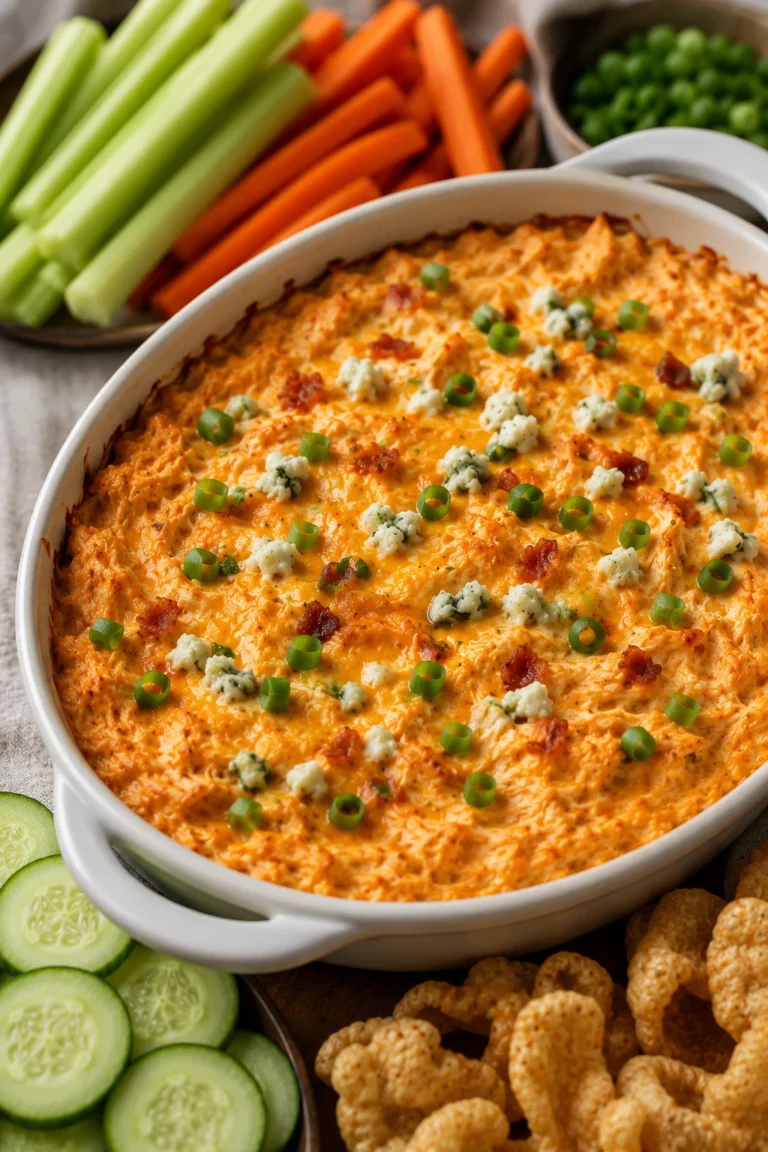 high protein low carb buffalo chicken dip
