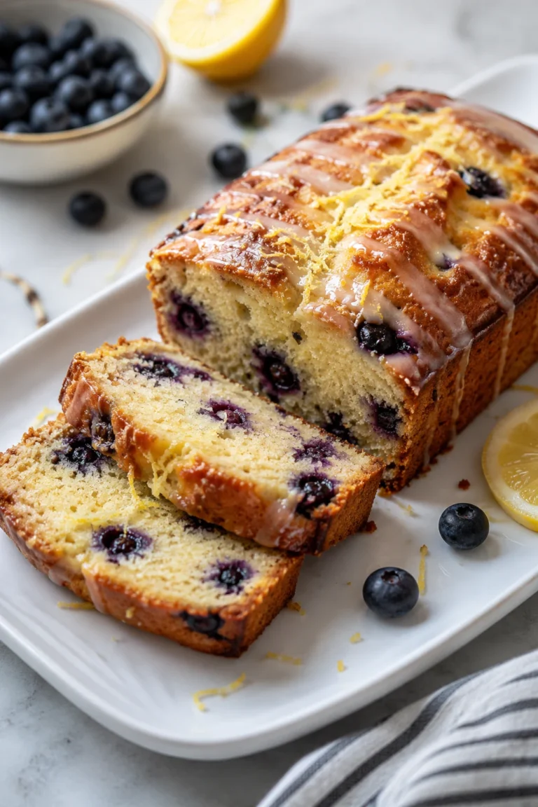 Keto Lemon and Blueberry Loaf Keto Blueberry Lemon Loaf