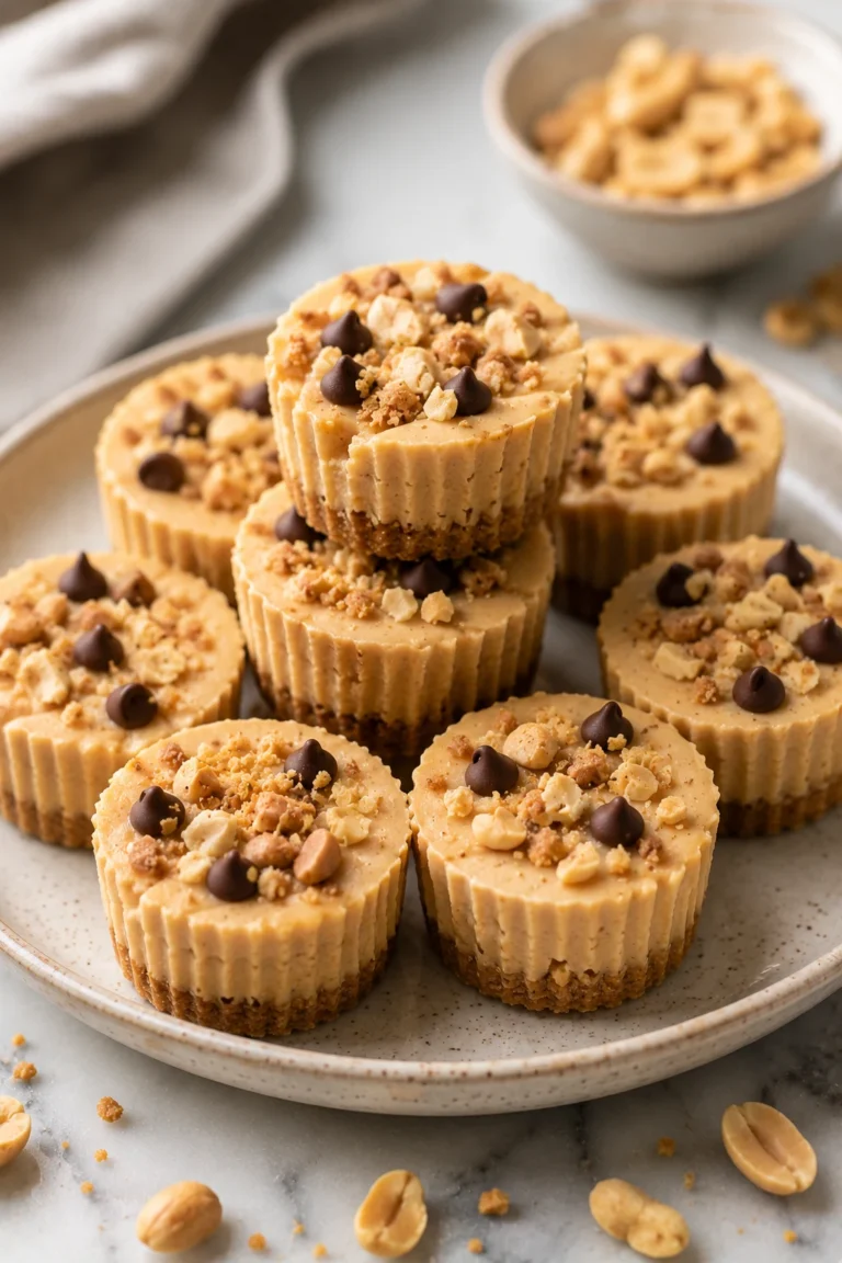 Keto peanut butter cheesecake bites
