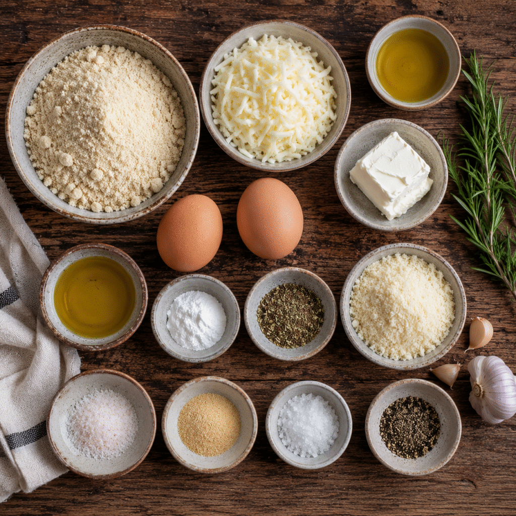Low carb Focaccia ingredient