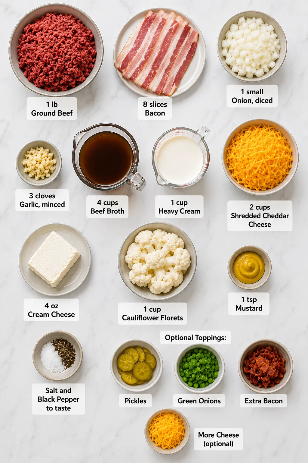 keto bacon cheeseburger soup instant pot ingredients