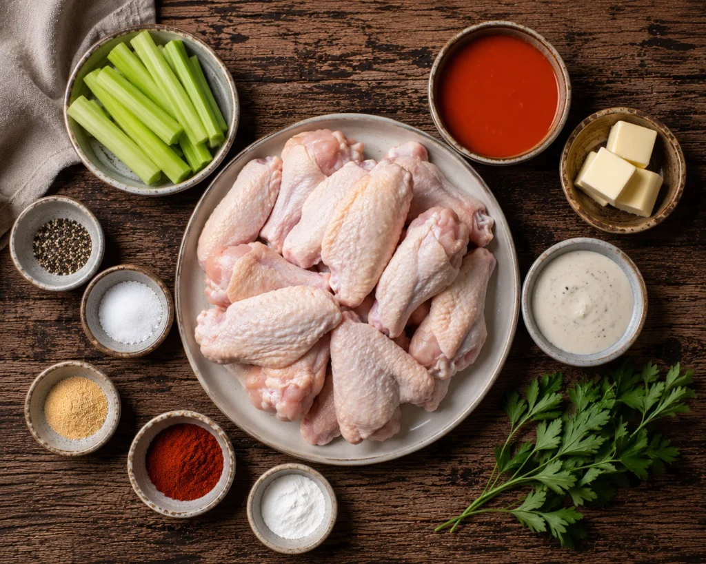 keto buffalo wings ingredients 1