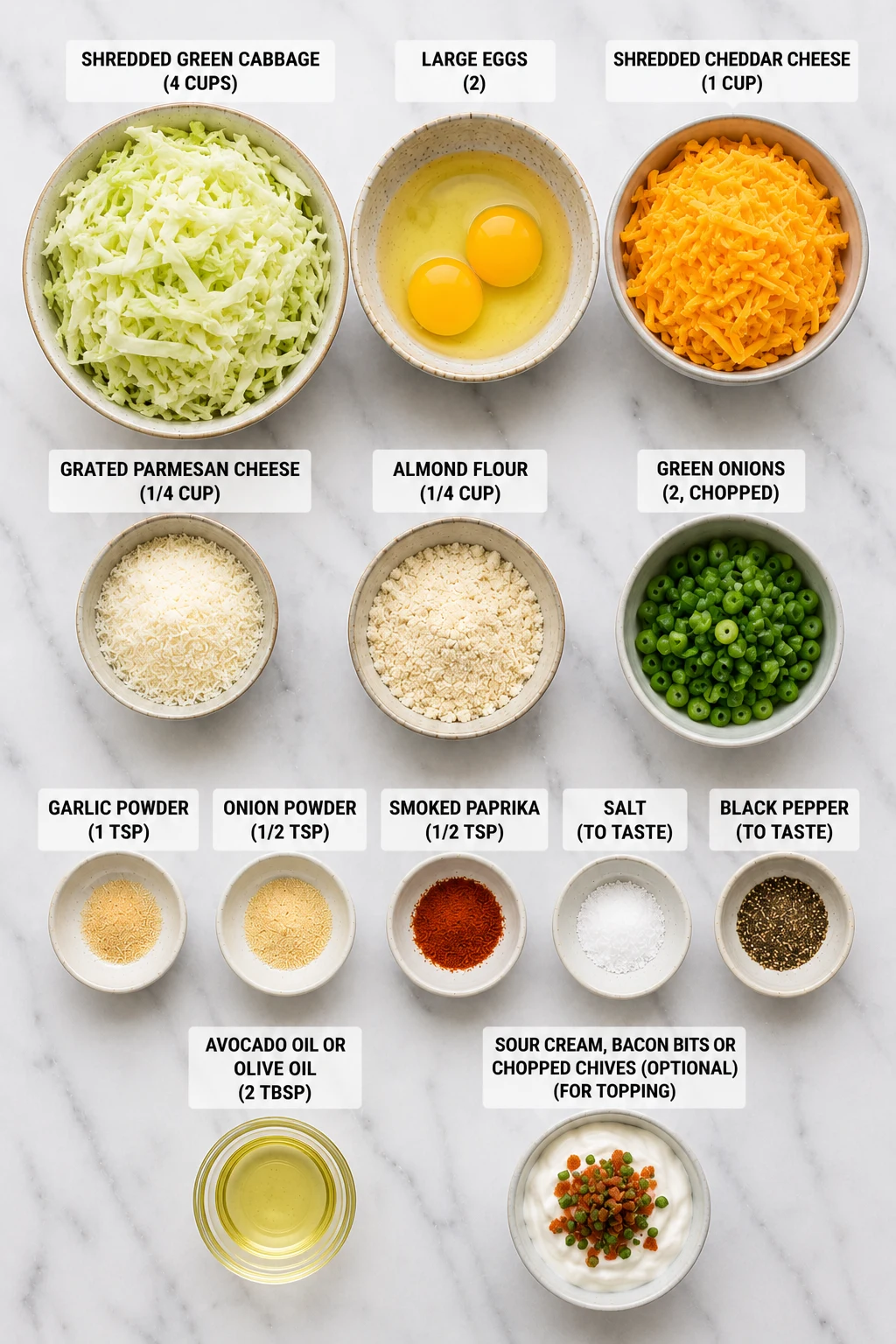keto cabbage hash browns ingredients