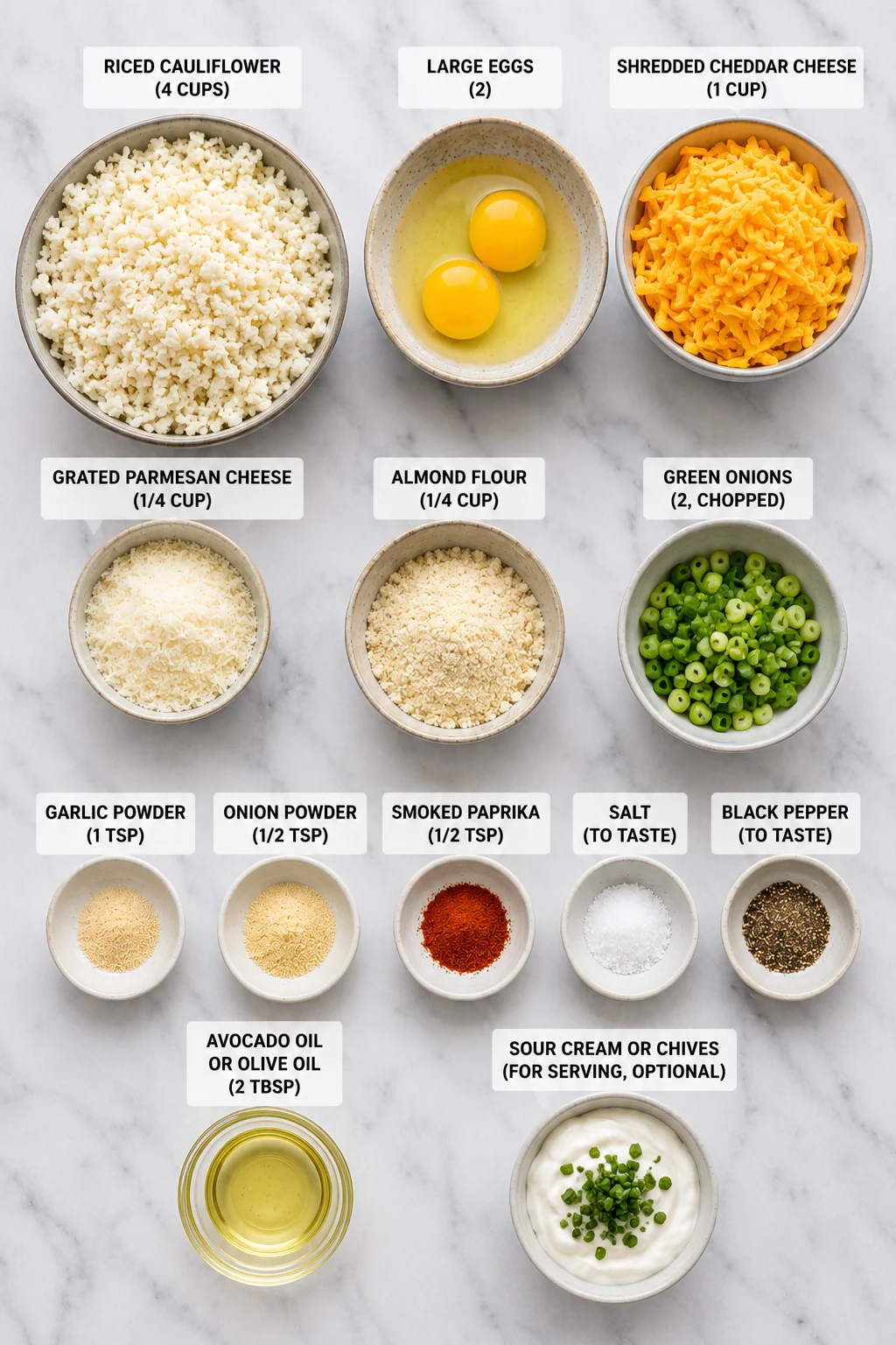 keto cauliflower hash browns ingredients