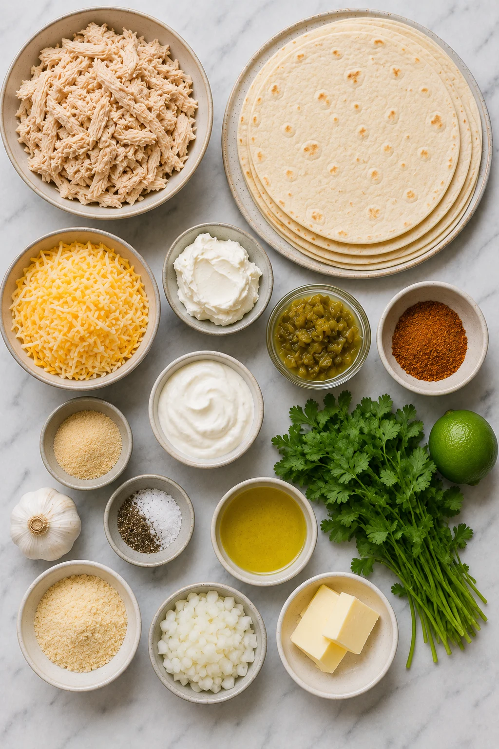 keto chimichangas chicken ingredients
