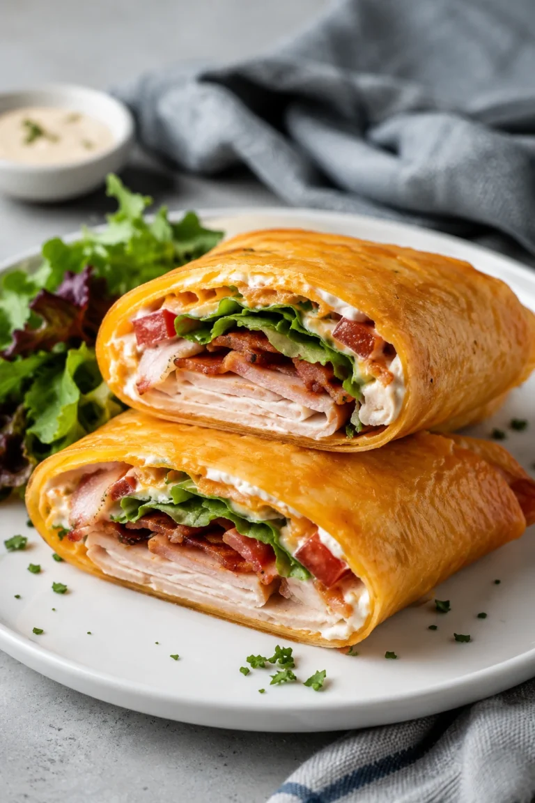 keto club sandwich cheese wrap