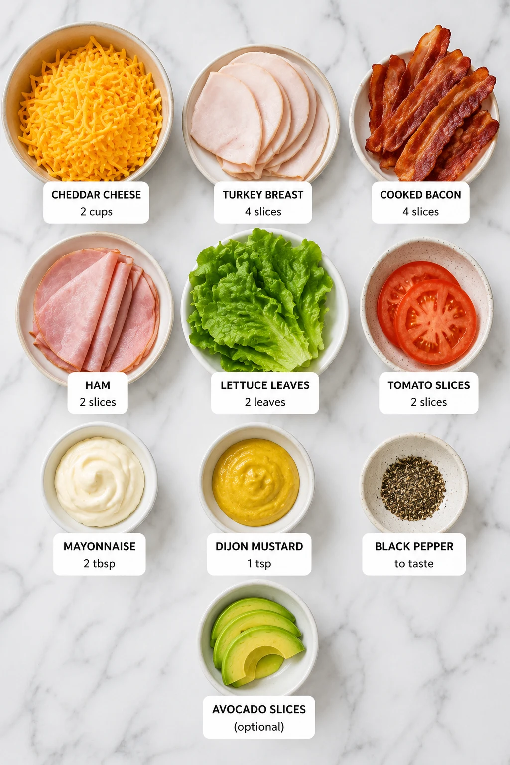keto club sandwich cheese wrap ingredients