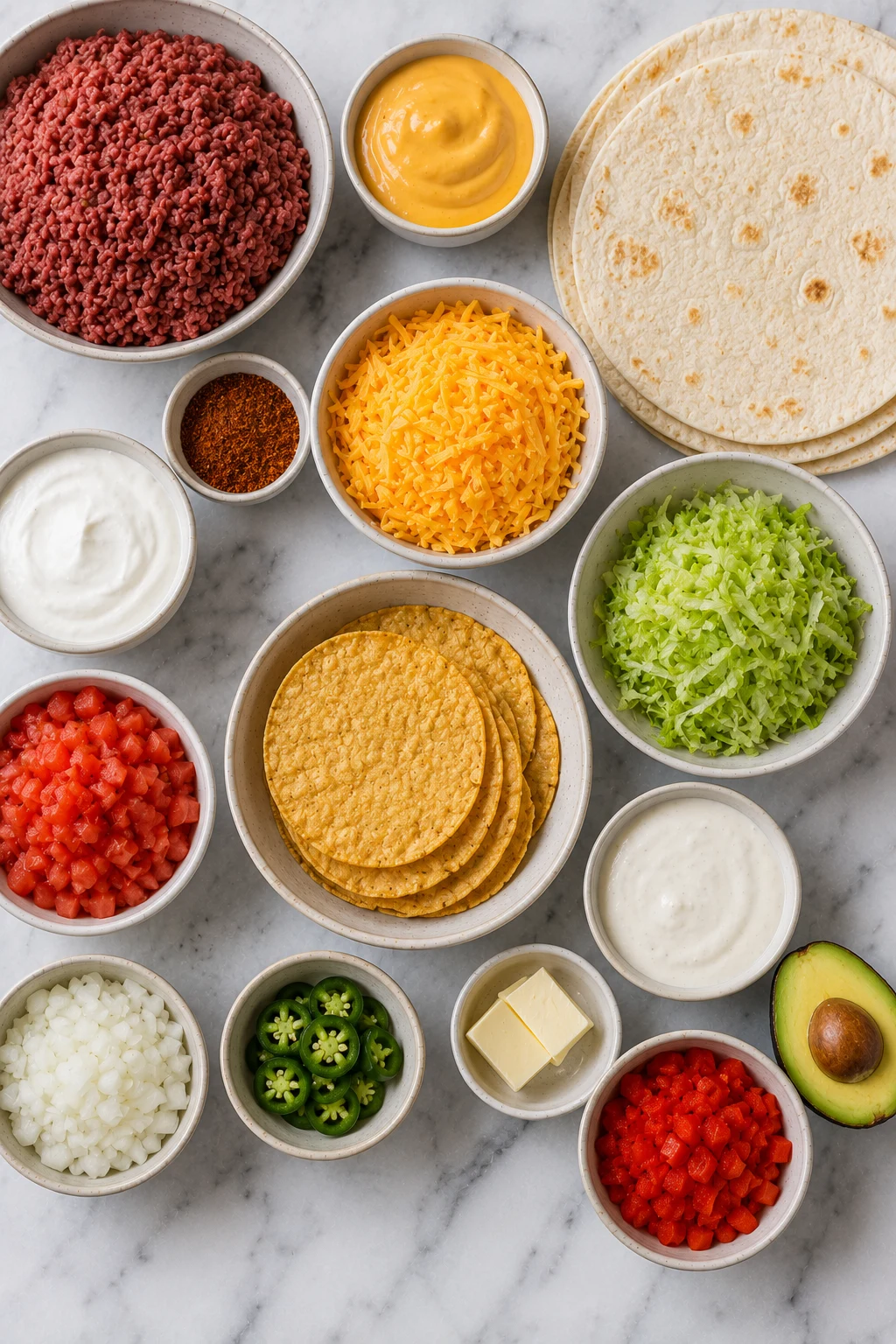 keto crunchwrap supreme ingredients