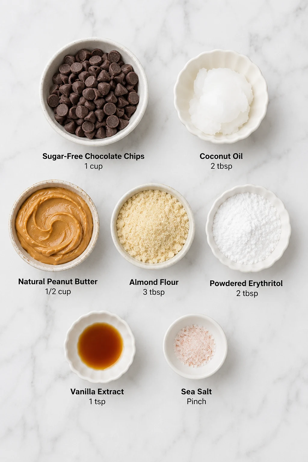 keto peanut butter cups almond flour ingredients