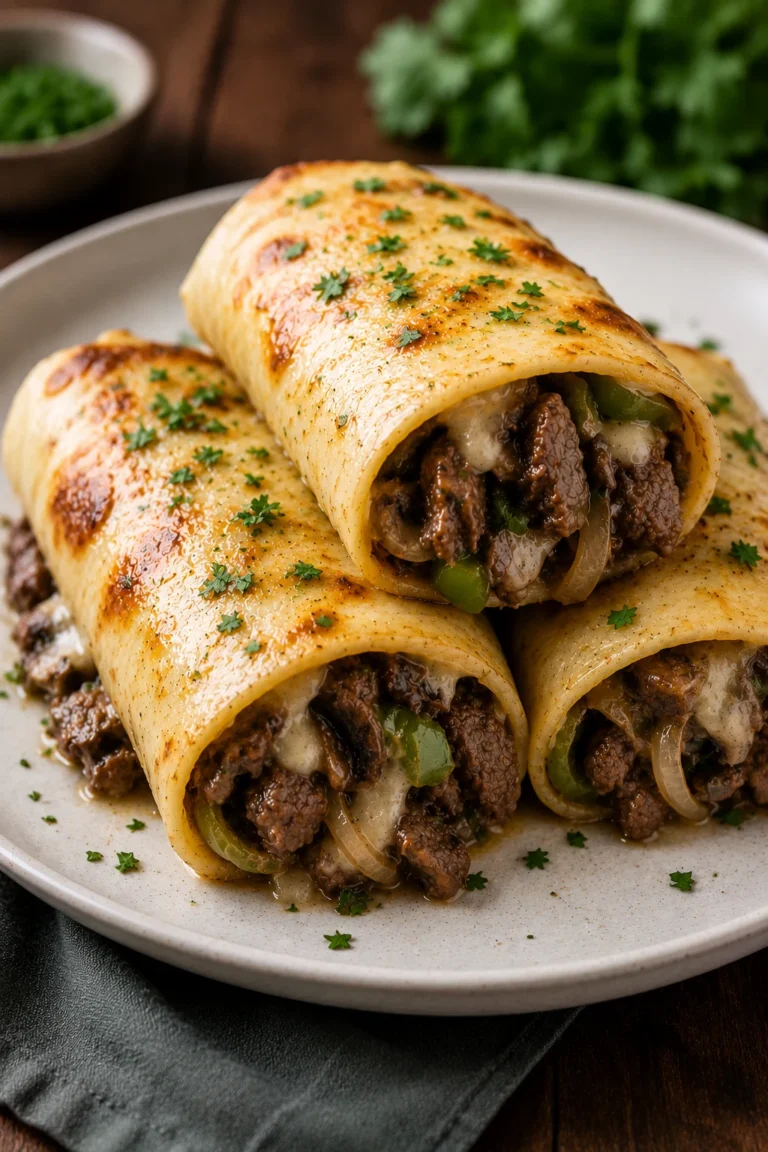 keto philly cheesesteak rolls