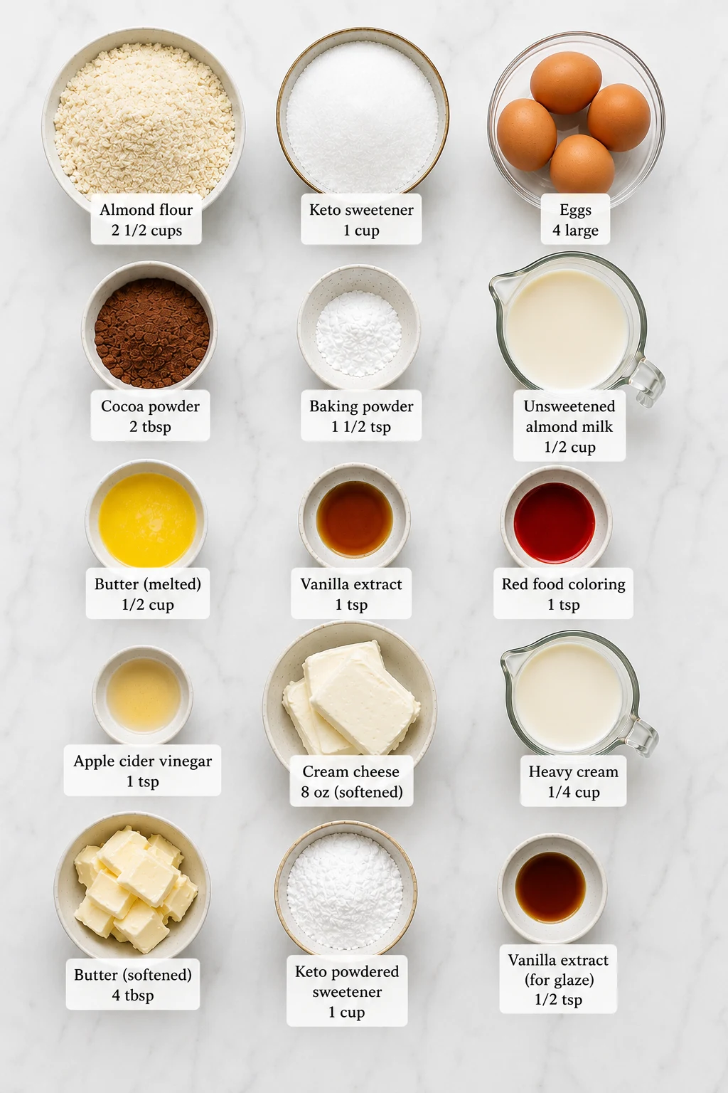 keto red velvet bundt cake ingredients