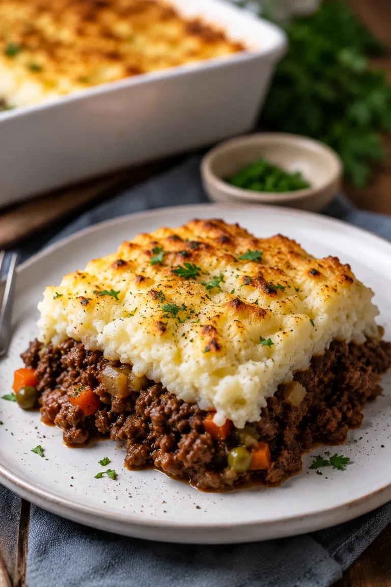 keto shepherds pie with cauliflower