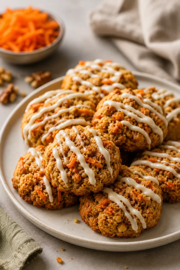 low carb carrot cake cookies