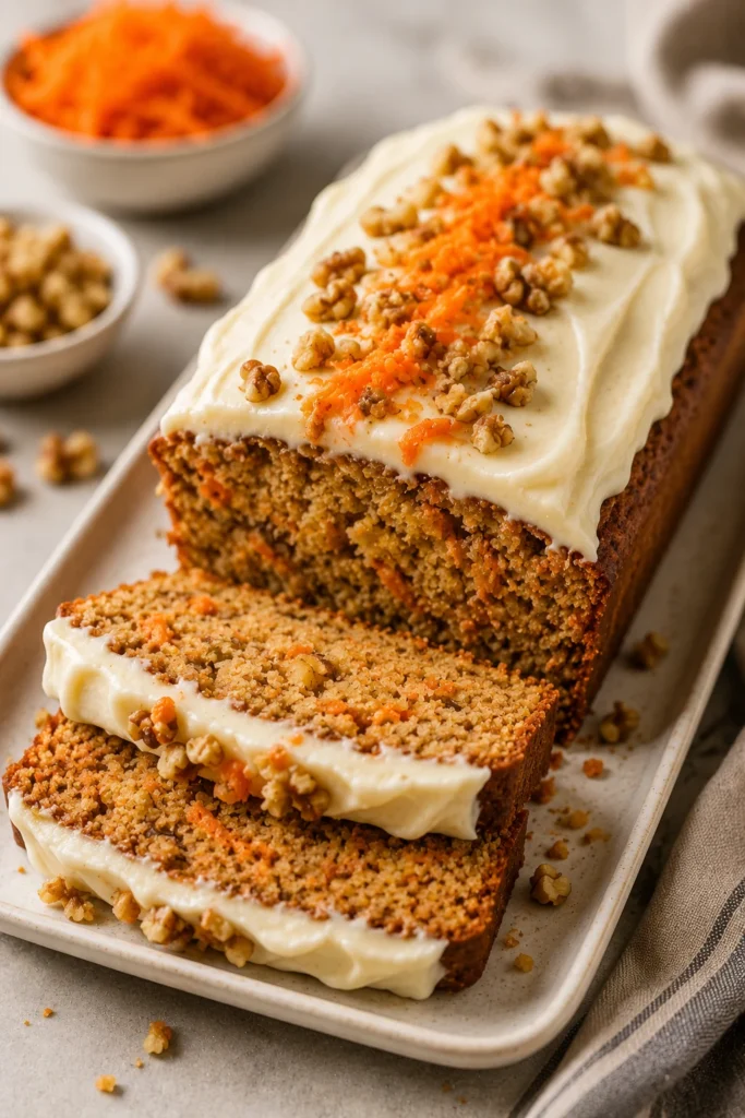Low carb carrot cake loaf low carb carrot cake loaf