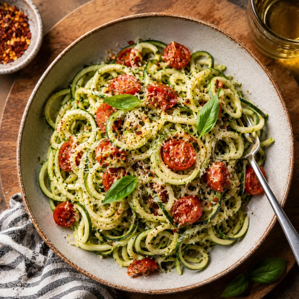 low carb zucchini noodles recipe 4