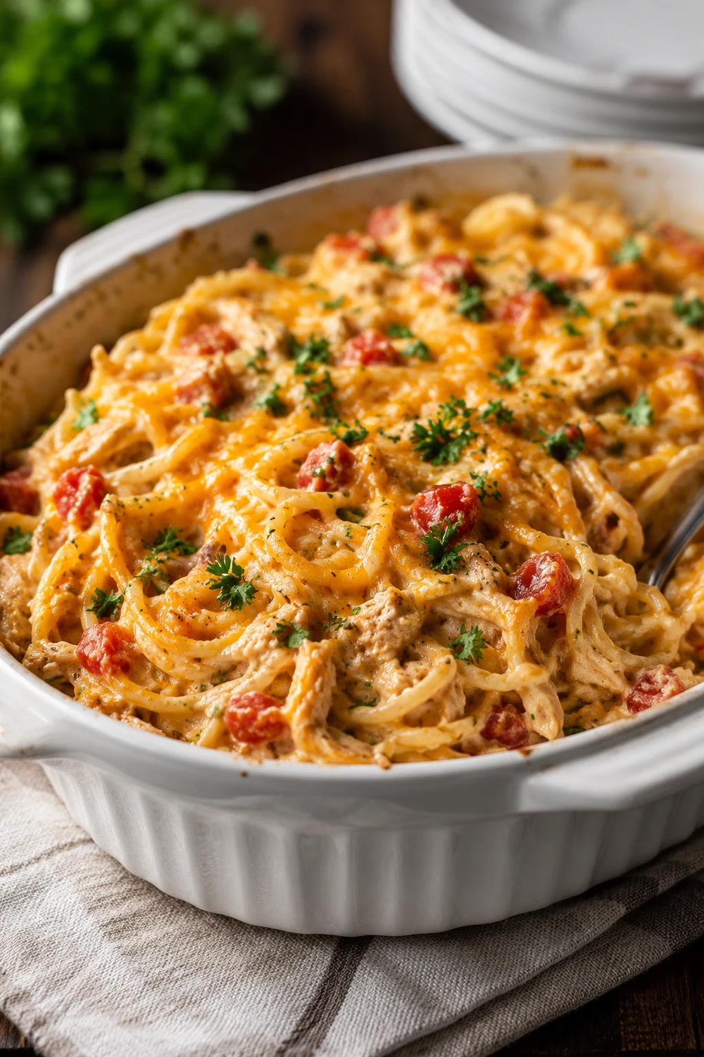 Rotel chicken spaghetti recipe