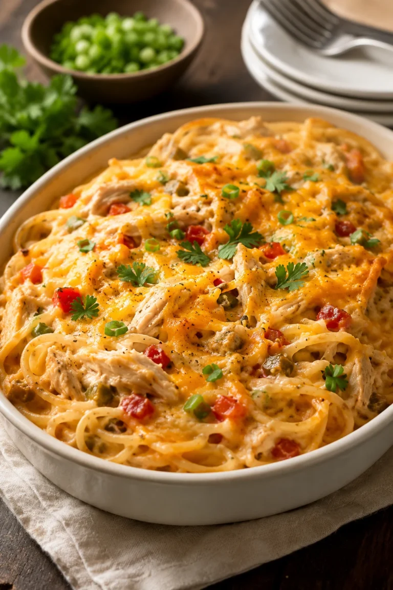 rotel chicken spaghetti recipe