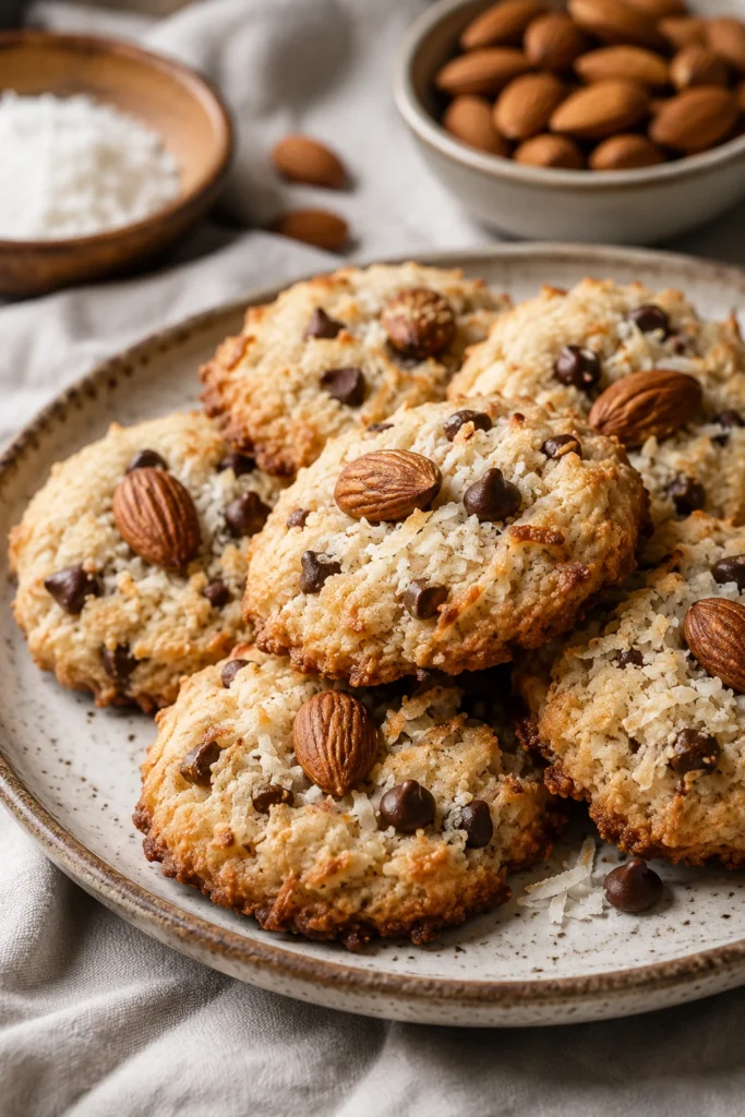 Keto almond joy cookies keto almond joy cookies