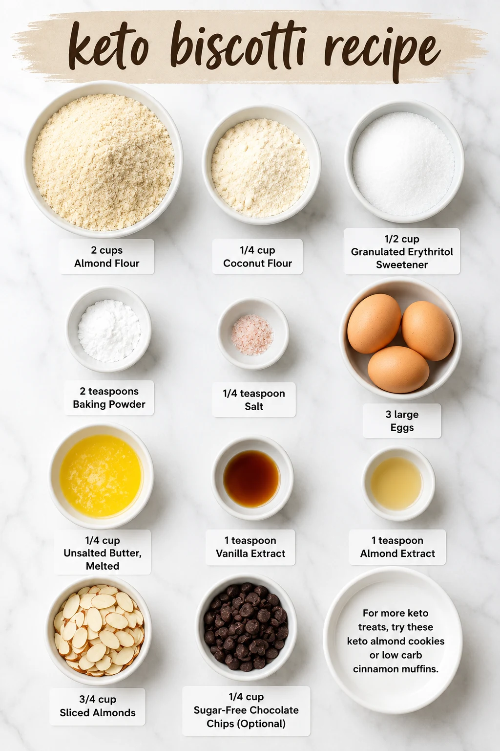 keto biscotti recipe ingredients
