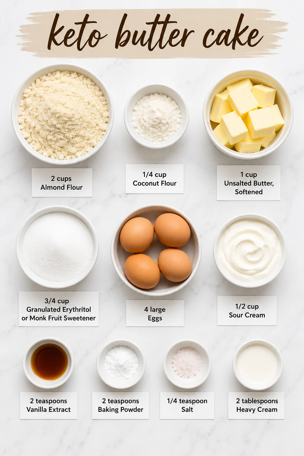 keto butter cake ingredients