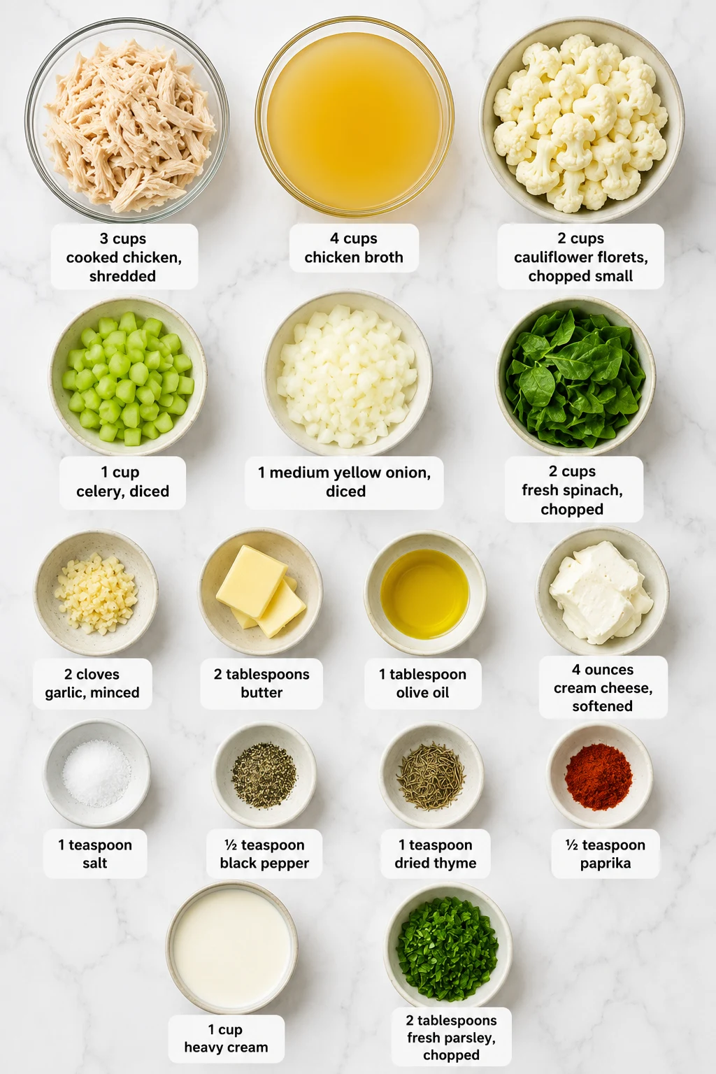 keto creamy chicken soup ingredients keto creamy chicken soup ingredients