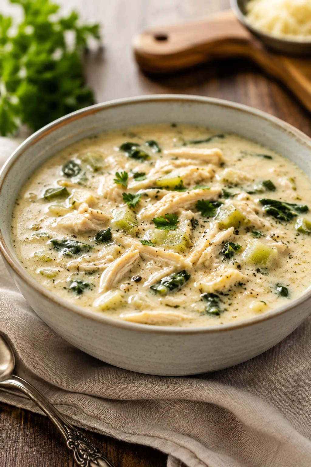 Keto creamy chicken soup recipe β easy step-by-step dish