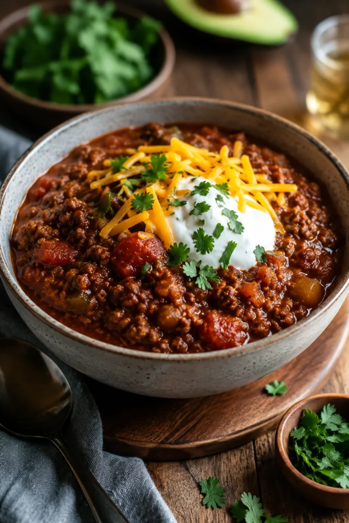 keto crockpot chili