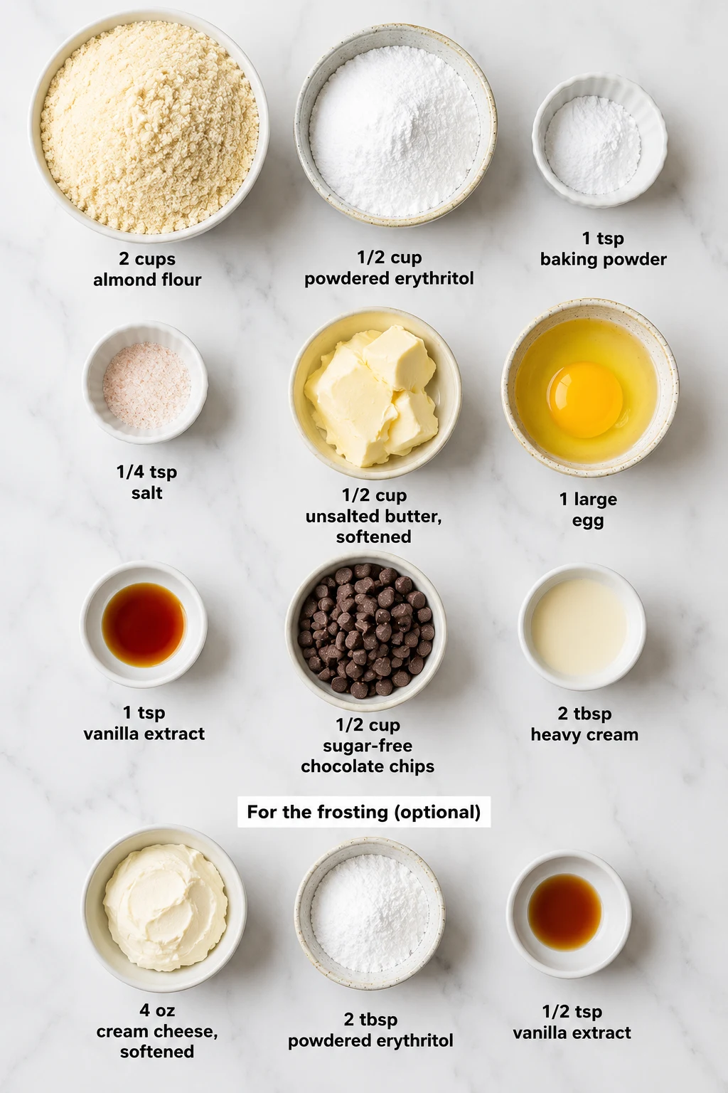 Keto crumbl cookie ingredients