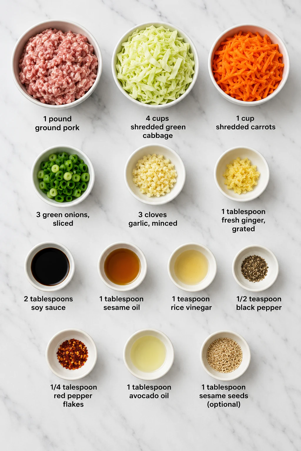 keto egg roll ingredients