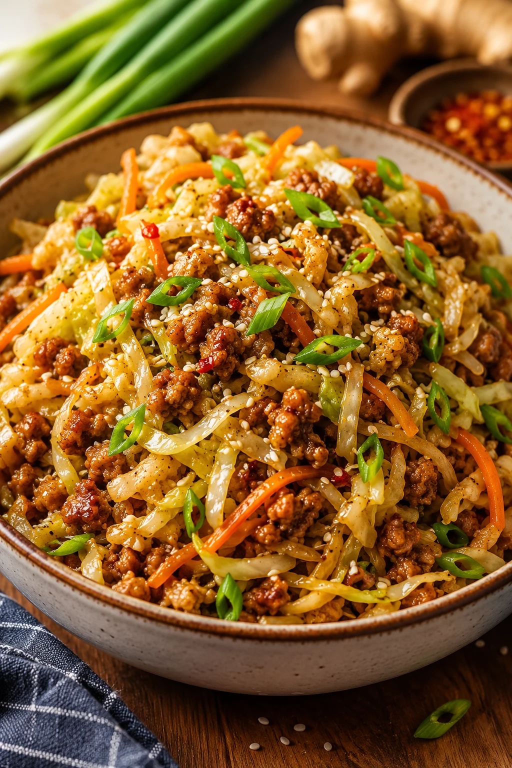 Keto egg roll