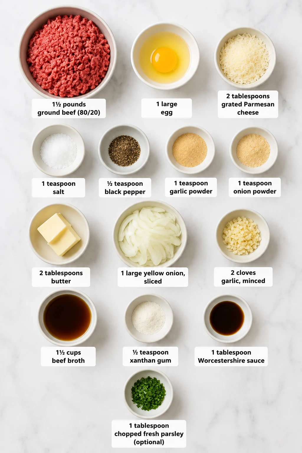 keto hamburger steak ingredients