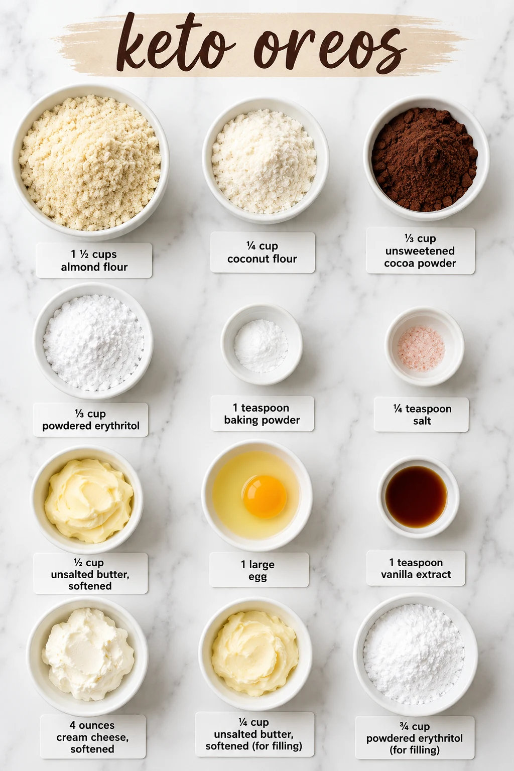 keto oreos ingredients