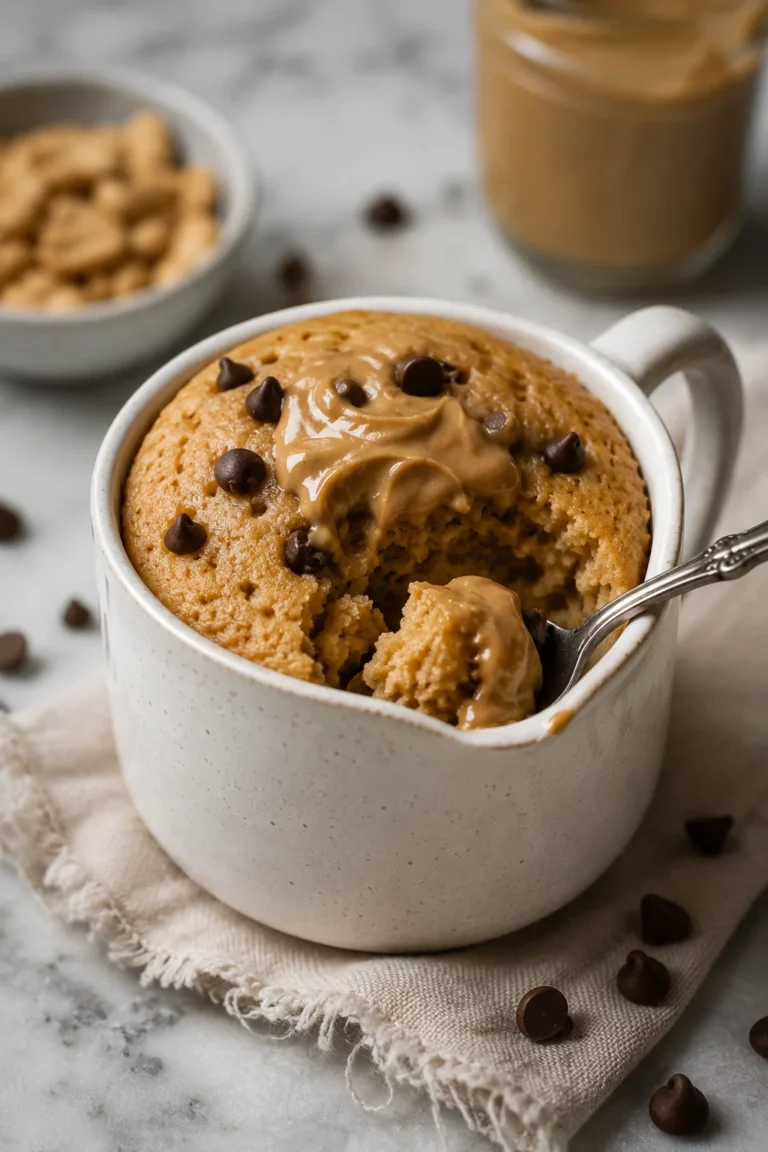 keto peanut butter mug cake