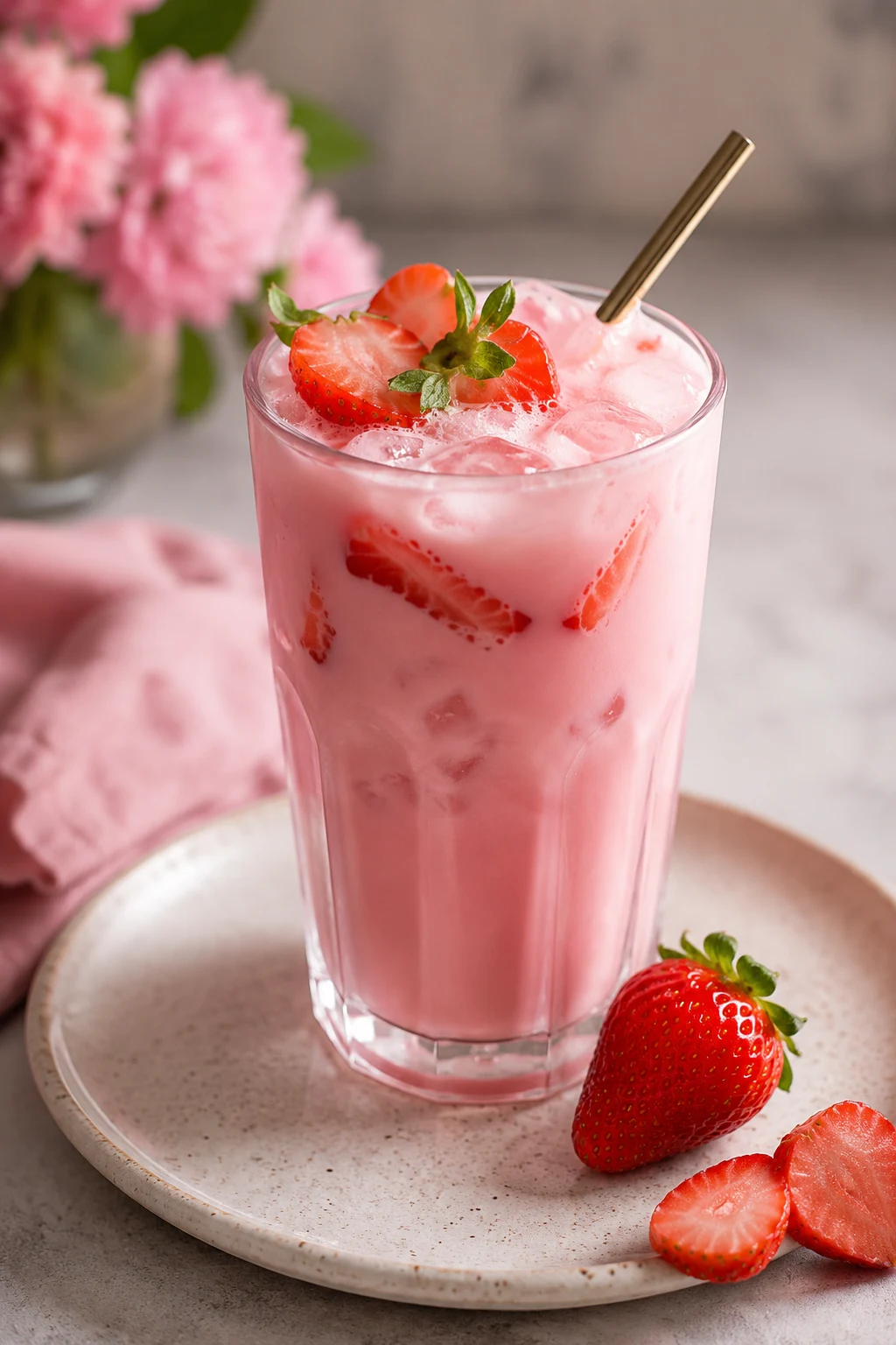 Keto pink drink