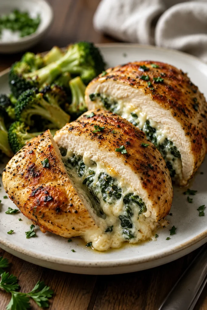 Keto stuffed chicken