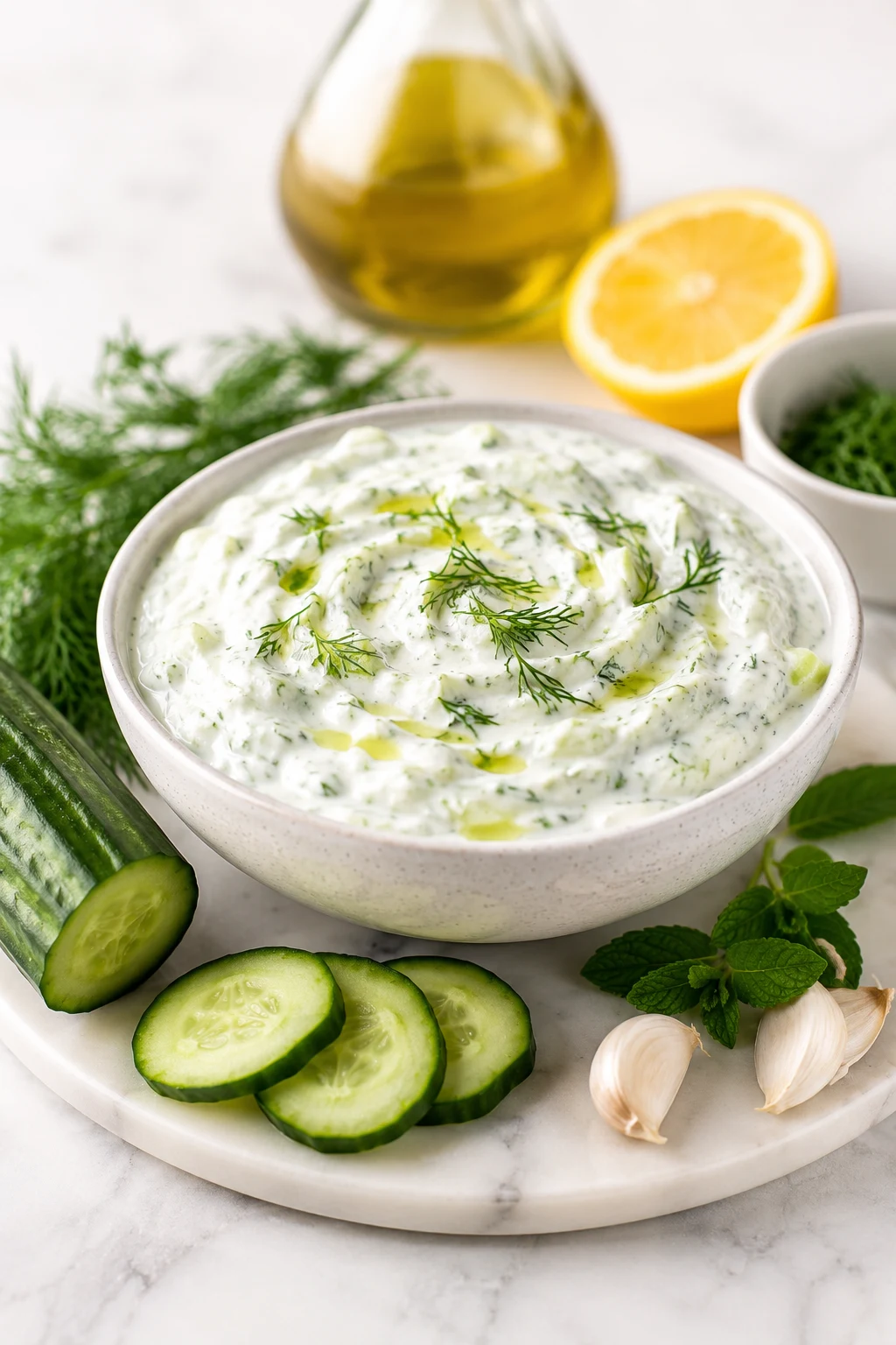 Keto tzatziki sauce