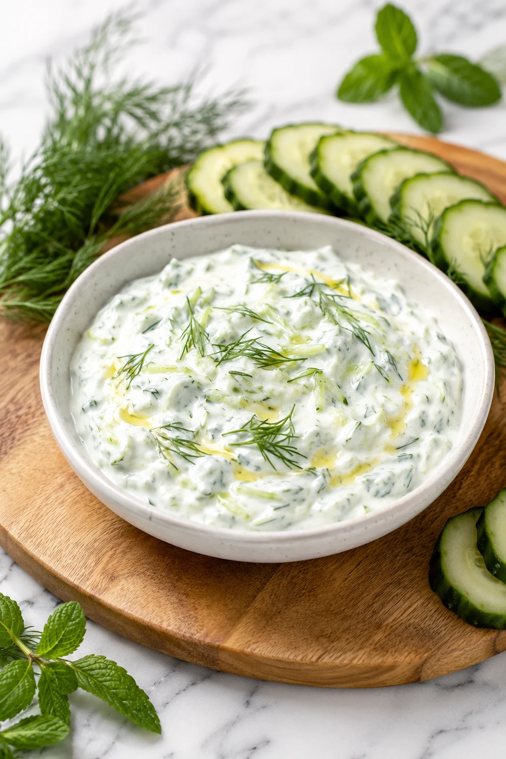 Keto tzatziki sauce