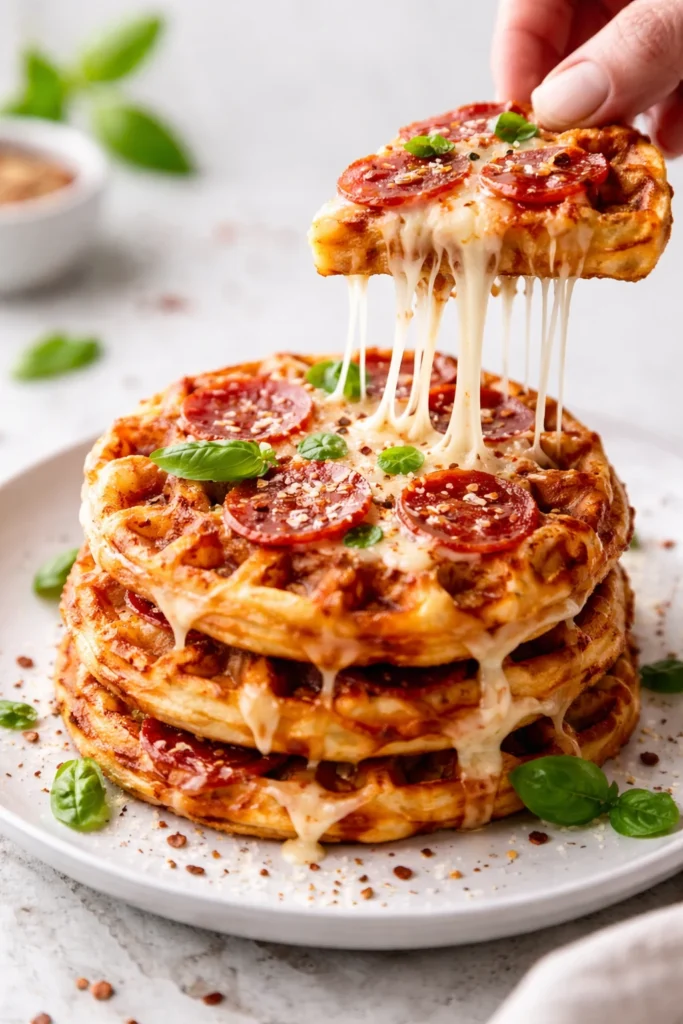 Pizza chaffles recipe keto pizza chaffles recipe keto