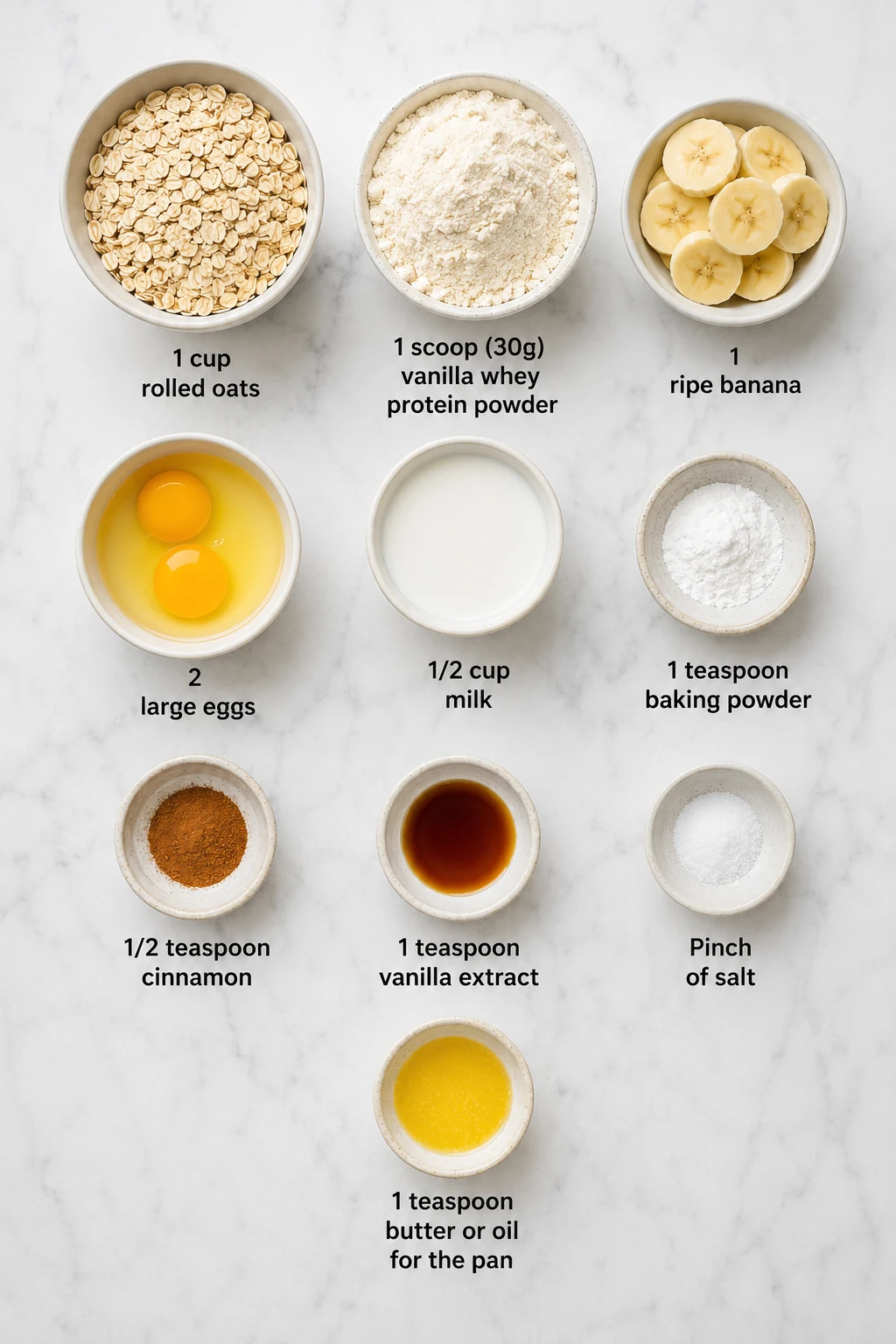 Protein Pancakes ingredients Protein Pancakes ingredients