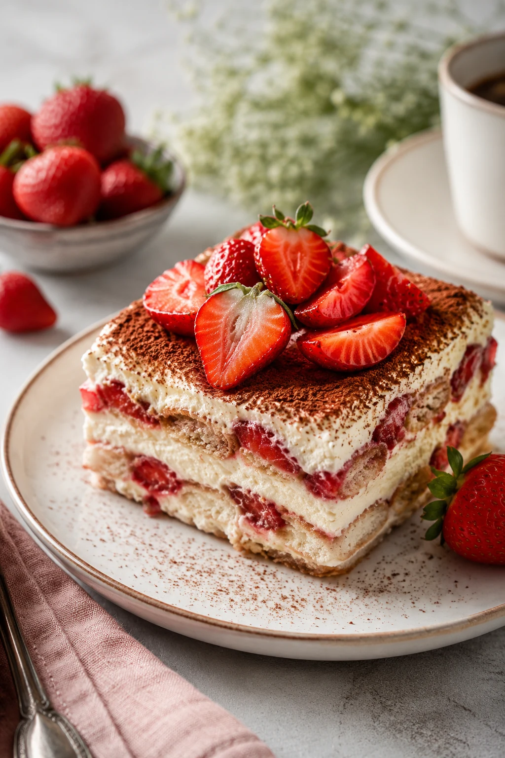Tiramisu fraise