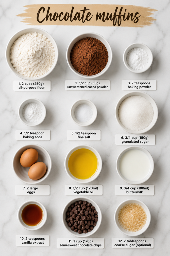 CHOCOLATE MUFFINS