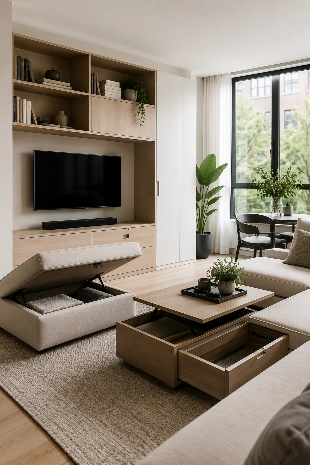 Apartment Living Room Inspiration Starts with Smart Multi-Functional Furniture — apartment living room inspiration