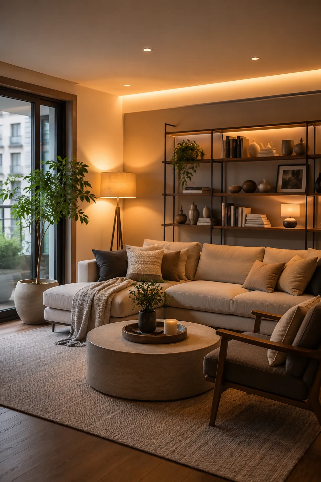Layer Lighting Instead of Depending on One Ceiling Fixture — apartment living room inspiration