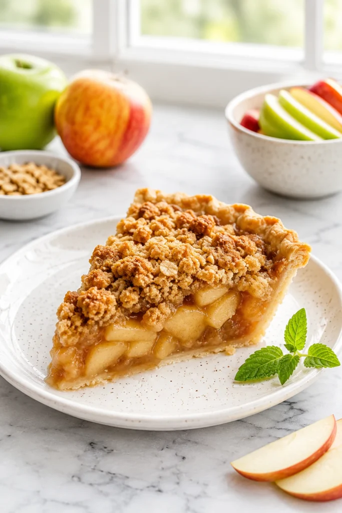 apple crumble pie